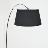 Bassagoda Lampadaire Chrome, Noir, 1 lumière