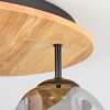 Ripoll Plafonnier, Boule lumineuse Écru, Noir, 3 lumières