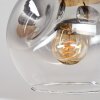 Ripoll Plafonnier, Boule lumineuse Écru, Noir, 3 lumières