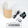 Labrujo Luminaire Up & Down, Applique murale Noir, 1 lumière
