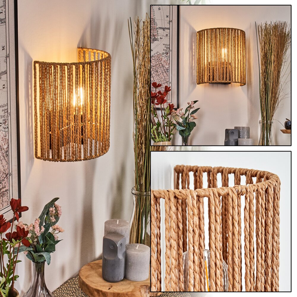 Colmeal Luminaire Up & Down, Applique murale Noir, 1 lumière main product photo