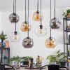 Ripoll Suspension, Boule lumineuse, Suspension Ambre, Clair, Fumé, 8 lumières