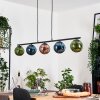 Gastor Suspension, Boule lumineuse, Suspension Bleu, Vert, Cuivré, 5 lumières