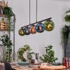 Gastor Suspension, Boule lumineuse, Suspension Bleu, Vert, Cuivré, 5 lumières