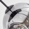 Ripoll Suspension, Boule lumineuse, Suspension Ambre, Clair, Fumé, 8 lumières