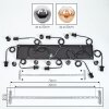 Ripoll Suspension, Boule lumineuse, Suspension Ambre, Clair, Fumé, 8 lumières