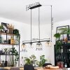 Koyoto Suspension, Boule lumineuse, Suspension Ambre, Clair, Fumé, 4 lumières