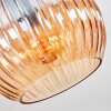 Koyoto Plafonnier, Boule lumineuse Ambre, 5 lumières