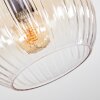 Koyoto Plafonnier, Boule lumineuse Ambre, Clair, 5 lumières