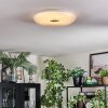 Luvan Plafonnier LED Blanc, 1 lumière