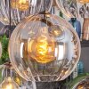 Koyoto Suspension, Boule lumineuse, Suspension Anthracite, Argenté, Blanc, 8 lumières