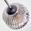 Ripoll Plafonnier, Boule lumineuse Chrome, Or, Cuivré, Fumé, 6 lumières