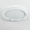 Ipres Plafonnier, Panel LED Argenté, Blanc, 1 lumière