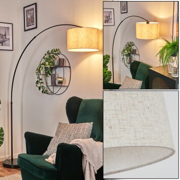 Bassagoda Lampadaire Noir, 1 lumière Bassagoda Lampadaire Noir, 1 lumière