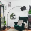 Bassagoda Lampadaire Chrome, Noir, 1 lumière