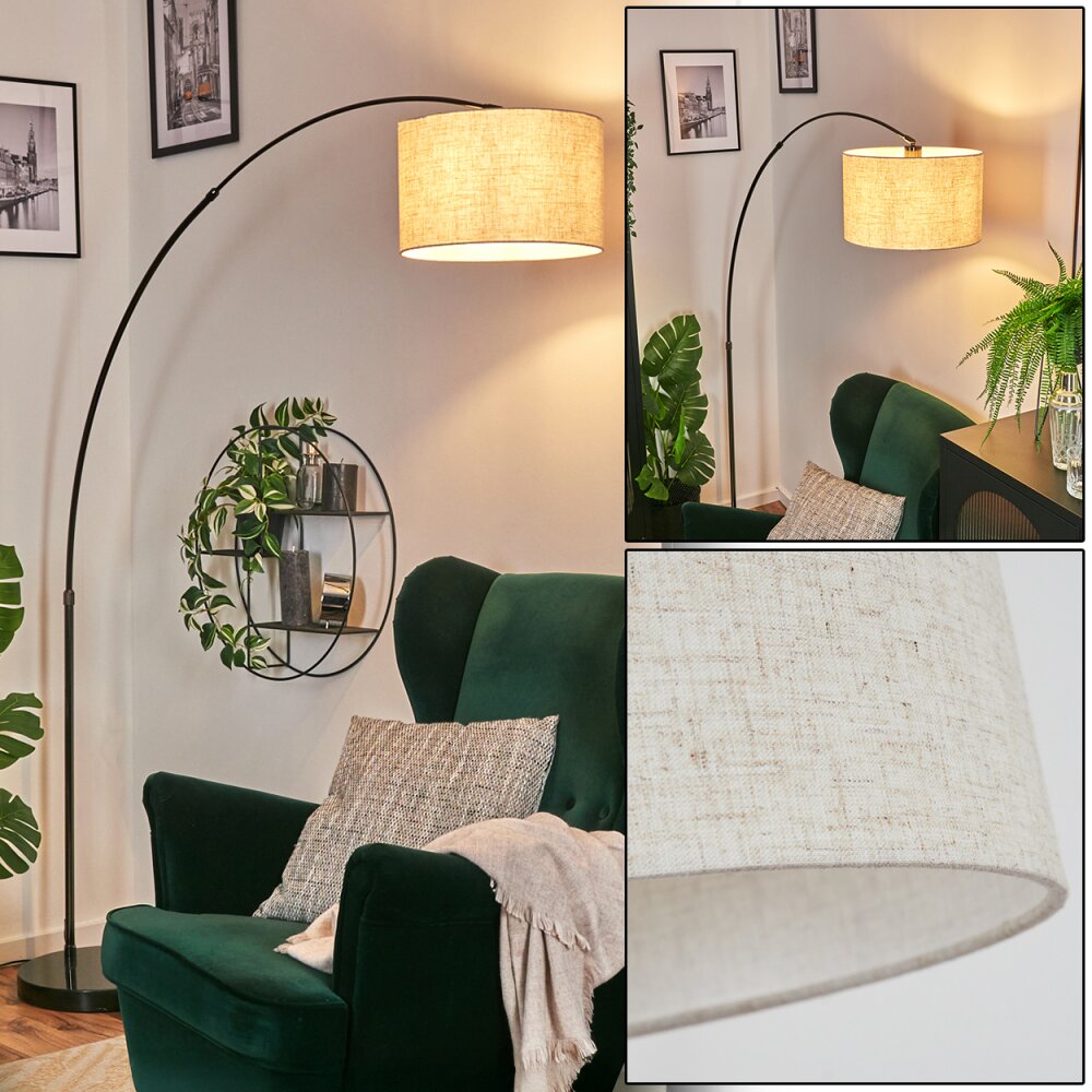 Bassagoda Lampadaire Chrome, Noir, 1 lumière main product photo