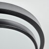 Orvan Plafonnier, Panel LED Noir, Blanc, 1 lumière