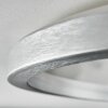 Xarel Plafonnier, Panel LED Argenté, 1 lumière