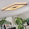 Ilion Plafonnier, Panel LED Nickel mat, Blanc, 1 lumière