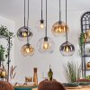 Koyoto Suspension, Boule lumineuse, Suspension Ambre, Clair, Fumé, 6 lumières