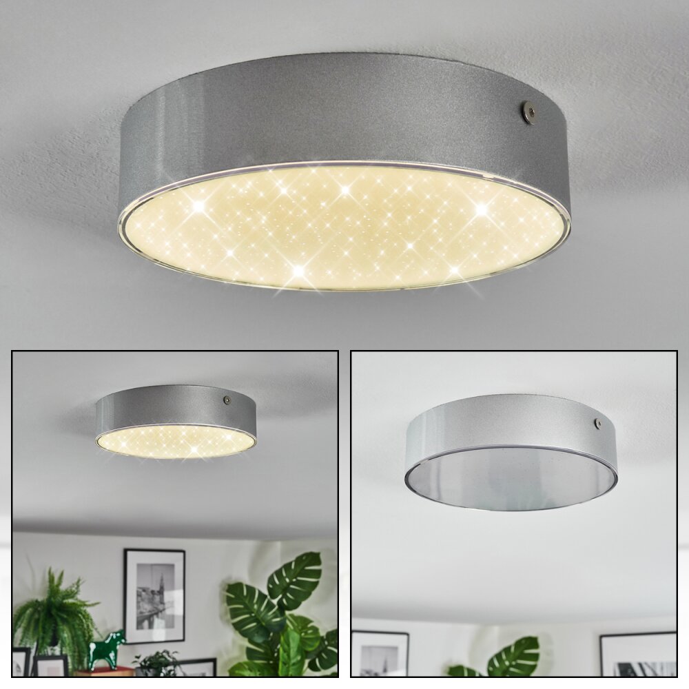 Elmar Plafonnier, Panel LED Argenté, 1 lumière main product photo
