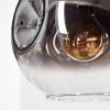Ripoll Suspension, Boule lumineuse, Suspension Ambre, Clair, Fumé, 6 lumières
