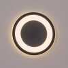 Gelan Applique murale LED Noir, Blanc, 1 lumière