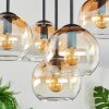 Koyoto Plafonnier, Boule lumineuse 45 cm Ambre, Clair, 5 lumières