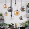 Ripoll Suspension, Boule lumineuse, Suspension Ambre, Clair, Fumé, 8 lumières