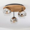 Ripoll Plafonnier, Boule lumineuse Écru, Noir, 3 lumières