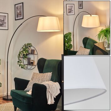 Bassagoda Lampadaire Chrome, Noir, 1 lumière Bassagoda Lampadaire Chrome, Noir, 1 lumière