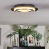 Lidor Plafonnier LED Noir, 1 lumière