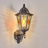 Lignac Lampe murale d´extérieur, Applique murale Noir, Argenté, 1 lumière