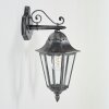Lignac Lampe murale d´extérieur, Applique murale Noir, Argenté, 1 lumière