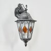Lignac Lampe murale d´extérieur, Applique murale Noir, Argenté, 1 lumière