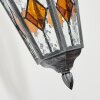 Lignac Lampe murale d´extérieur, Applique murale Noir, Argenté, 1 lumière