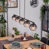 Koyoto Suspension, Boule lumineuse, Suspension Clair, Fumé, 5 lumières