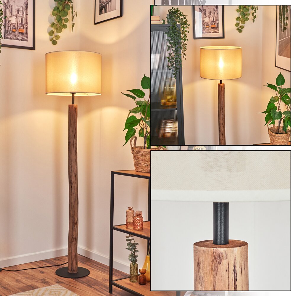 Bassagoda Lampadaire Écru, Noir, 1 lumière main product photo