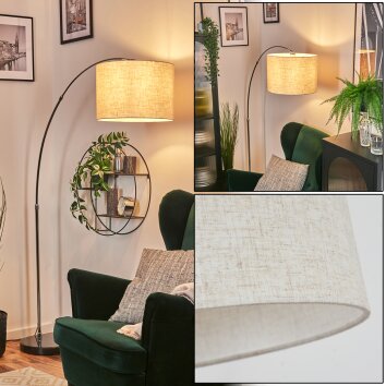 Bassagoda Lampadaire Chrome, Noir, 1 lumière Bassagoda Lampadaire Chrome, Noir, 1 lumière