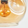 Ripoll Plafonnier, Boule lumineuse Ambre, 5 lumières