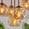 Ripoll Plafonnier, Boule lumineuse Ambre, 5 lumières