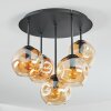 Ripoll Plafonnier, Boule lumineuse Ambre, 5 lumières