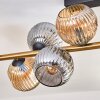 Ripoll Plafonnier, Boule lumineuse Or, Noir, 10 lumières