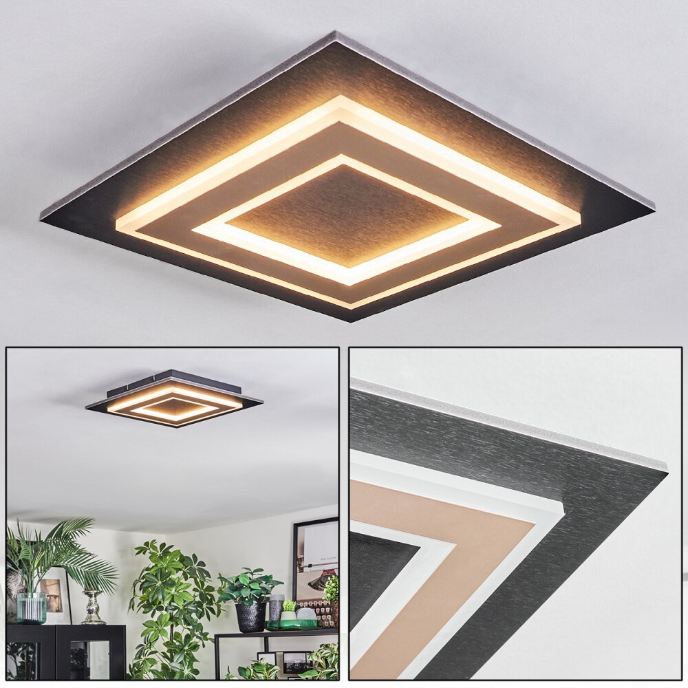 Lidor Plafonnier LED Noir, 1 lumière main product photo