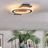 Lidor Plafonnier LED Noir, 1 lumière
