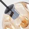 Ripoll Suspension, Boule lumineuse, Suspension Ambre, Clair, Fumé, 8 lumières
