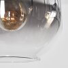 Ripoll Suspension, Boule lumineuse, Suspension Ambre, Clair, Fumé, 8 lumières