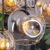Ripoll Suspension, Boule lumineuse, Suspension Ambre, Clair, Fumé, 8 lumières