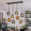 Ripoll Suspension, Boule lumineuse, Suspension Bleu, Or, Vert, 8 lumières