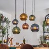 Koyoto Suspension, Boule lumineuse, Suspension Bleu, Or, Vert, Cuivré, 6 lumières Koyoto Suspension, Boule lumineuse, Suspension Bleu, Or, Vert, Cuivré, 6 lumières